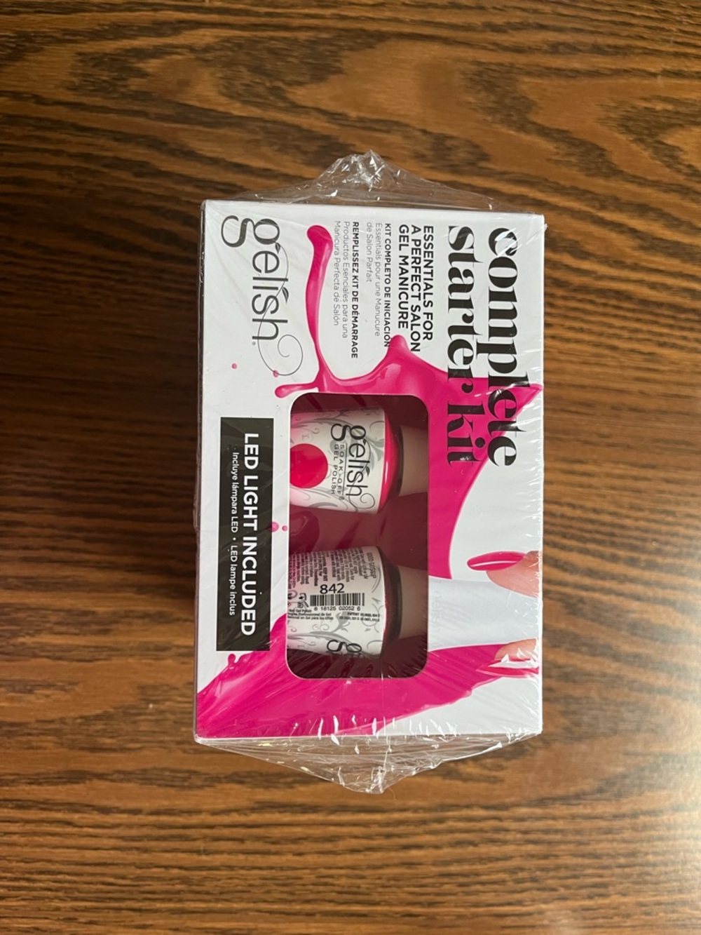 Gelish Complete Starter Kit with LED Light - Pink